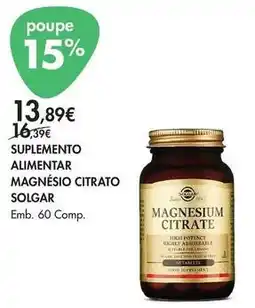 Pingo Doce Suplemento alimentar magnésio citrato promoção