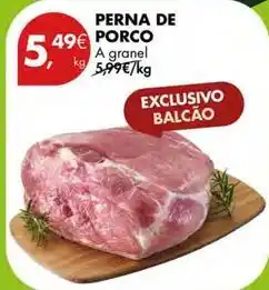Pingo Doce Perna de porco promoção