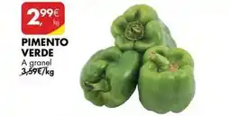 Pingo Doce A+ - pimento verde promoção