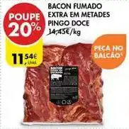 Pingo Doce Pingo doce - bacon fumado extra em metades promoção