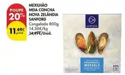 Pingo Doce Mexilhão meia concha nova zelandia promoção