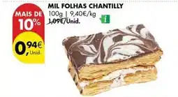 Pingo Doce Mil folhas chantilly promoção