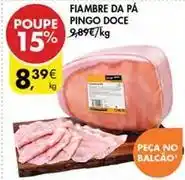 Pingo Doce Pingo doce - fiambre da pa promoção
