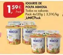Pingo Doce Mimosa - iogurte de polpa promoção