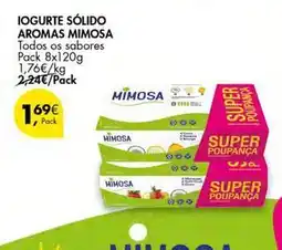 Pingo Doce Mimosa - iogurte sólido aromas promoção