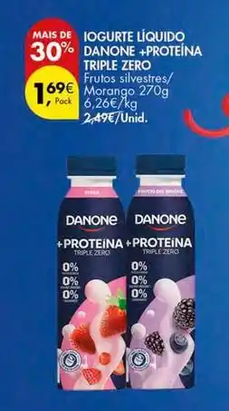 Pingo Doce Danone - iogurte liquido + proteina triple zero promoção