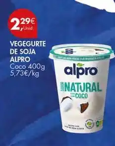 Pingo Doce Alpro - vegegurte de soja promoção
