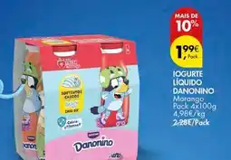 Pingo Doce Danonino - iogurte liquido promoção
