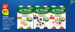 Pingo Doce Danone - iogurte liquido activia promoção
