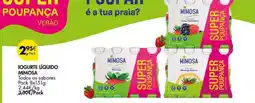 Pingo Doce Mimosa - iogurte líquido promoção