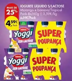Pingo Doce Nestle - iogurte liquido s/lactose promoção