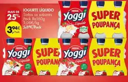 Pingo Doce Yoggi - iogurte liquido promoção