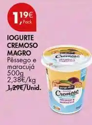 Pingo Doce Iogurte cremoso magro promoção