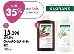 Pingo Doce Klorane - champo quinina bio promoção