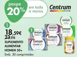 Pingo Doce Centrum - suplemento alimentar 50+ promoção