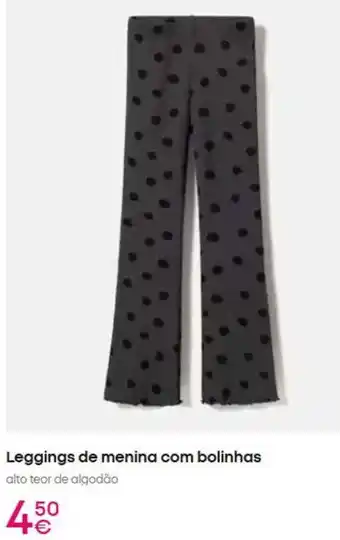 Com - leggings de menina com bolinhas