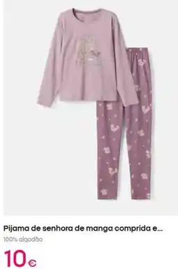 Pepco Pijama de senhora de manga comprida e promoção