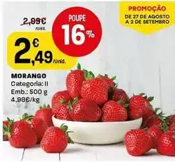 Intermarché Morango promoção
