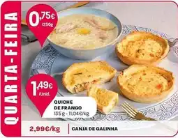 Intermarché Quiche de frango promoção