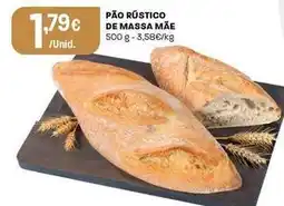 Intermarché Pao rústico de massa mae promoção