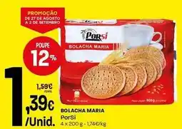 Intermarché Porsi - bolacha maria promoção