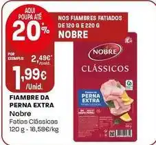 Intermarché Nobre - fiambre da perna extra promoção