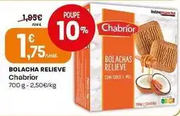 Intermarché Chabrior - bolacha relieve promoção