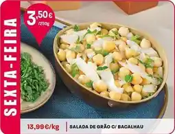 Intermarché Salada de grão com bacalhau promoção