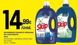 Intermarché Skip - detergente líquido p/maquina de lavar roupa promoção