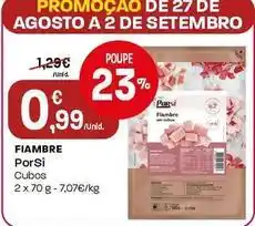 Intermarché Porsi - fiambre promoção