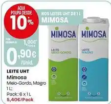 Intermarché Mimosa - leite uht promoção