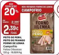 Intermarché Campofrio - peito de peru forno de lenha promoção