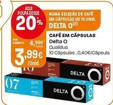 Intermarché Delta q - café em cápsulas promoção