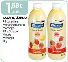 Intermarché Páturages - iogurte líquido promoção