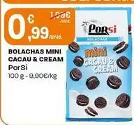 Intermarché Porsi - bolachas mini cacau & cream promoção