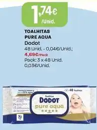 Intermarché Dodot - toalhitas pure aqua promoção