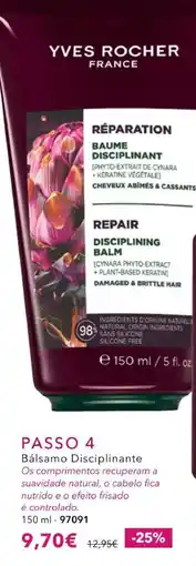 Yves Rocher Bálsamo Disciplinante Yves Rocher promoção