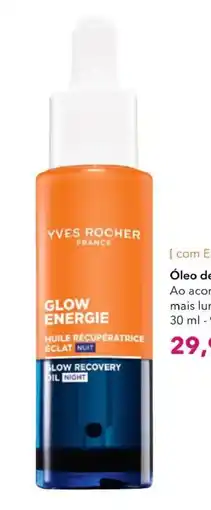 Yves Rocher Óleo de Noite Recuperador de Luminosidade promoção