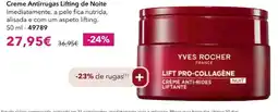 Yves Rocher Creme antirrugas lifting de noite yves rocher promoção