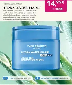 Yves Rocher Hydra water-plump promoção