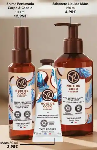Yves Rocher Bruma Perfumada Corpo & Cabelo Yves Rocher promoção