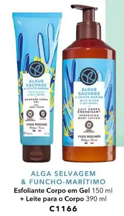 Yves Rocher Alga selvagem & funcho-marítimoEsfoliante Corpo em Gel + Leite para o Corpo promoção
