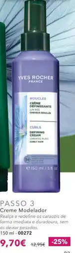 Yves Rocher Creme Modelador Yves Rocher promoção