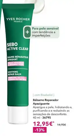 Yves Rocher Bálsamo Reparador Apaziguante promoção