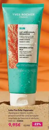 Yves Rocher Leite Pós-Solar Reparador promoção
