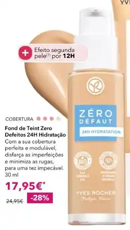 Yves Rocher Fond de Teint Zero Defeitos 24H Hidratação promoção