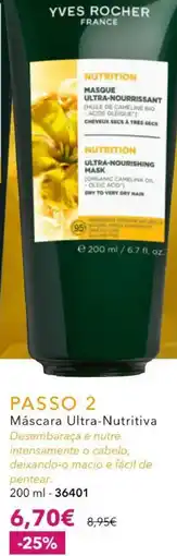 Yves Rocher Yves rocher máscara ultra-nutritiva promoção