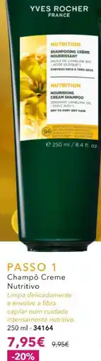 Yves Rocher Champô Creme Nutritivo promoção
