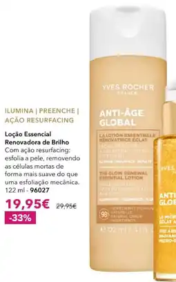 Yves Rocher Loção Essencial Renovadora de Brilho promoção