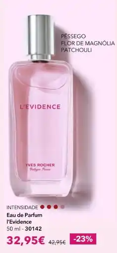 Yves Rocher l'evidence yves rocher promoção